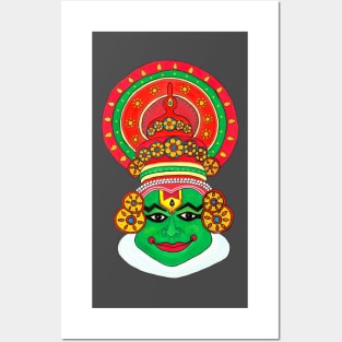 Kathak dancer face Posters and Art